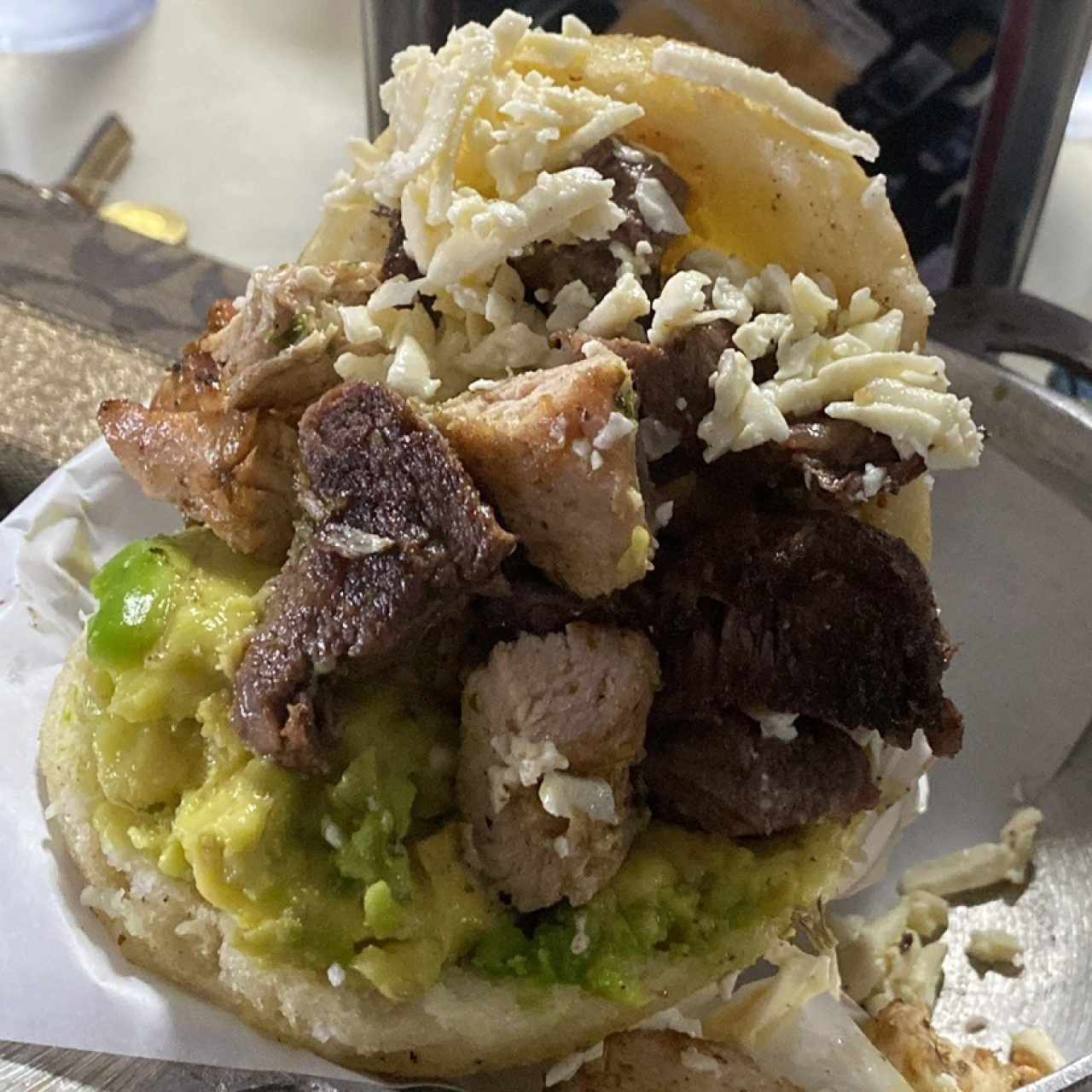 Arepa llanera 