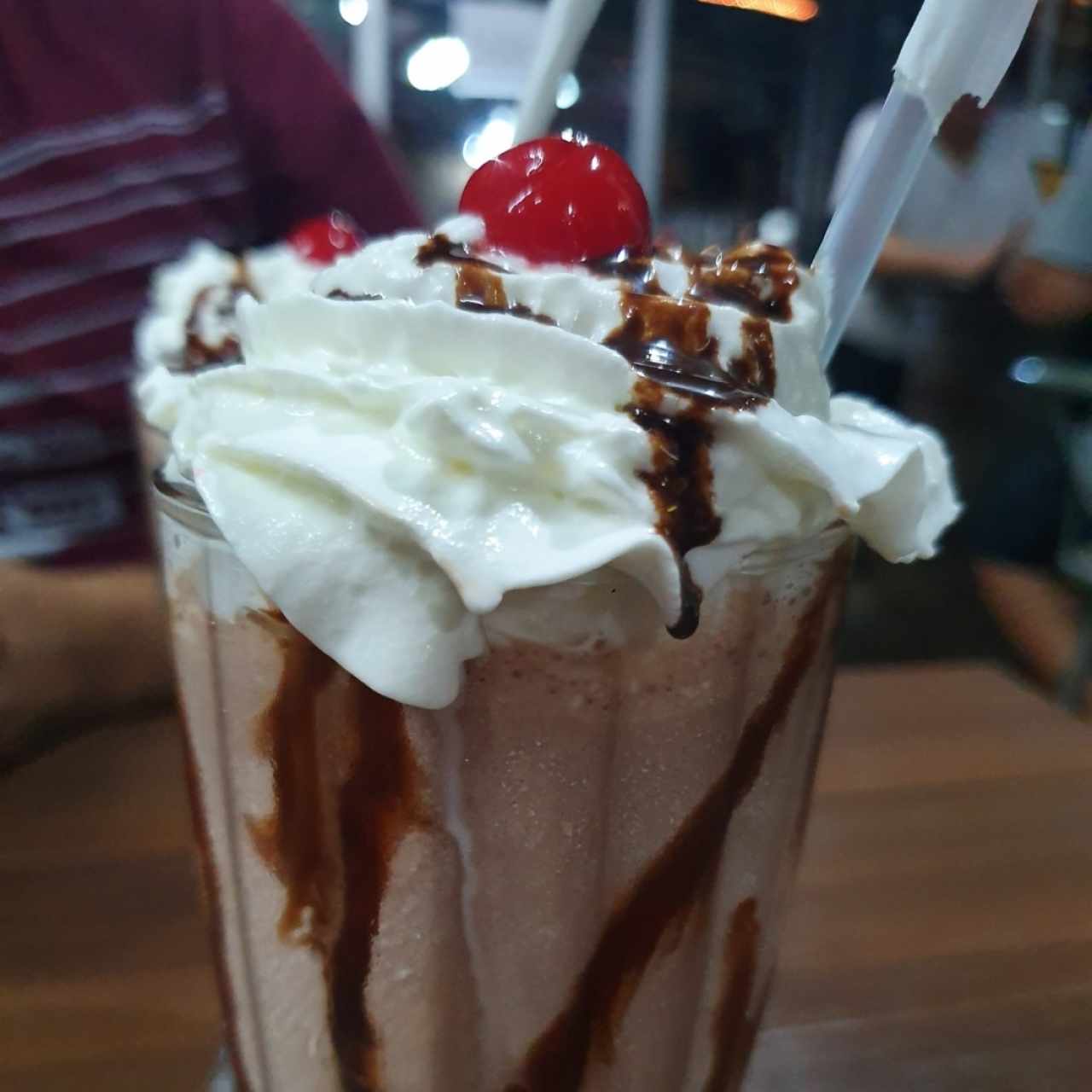 Malteada de chocolate
