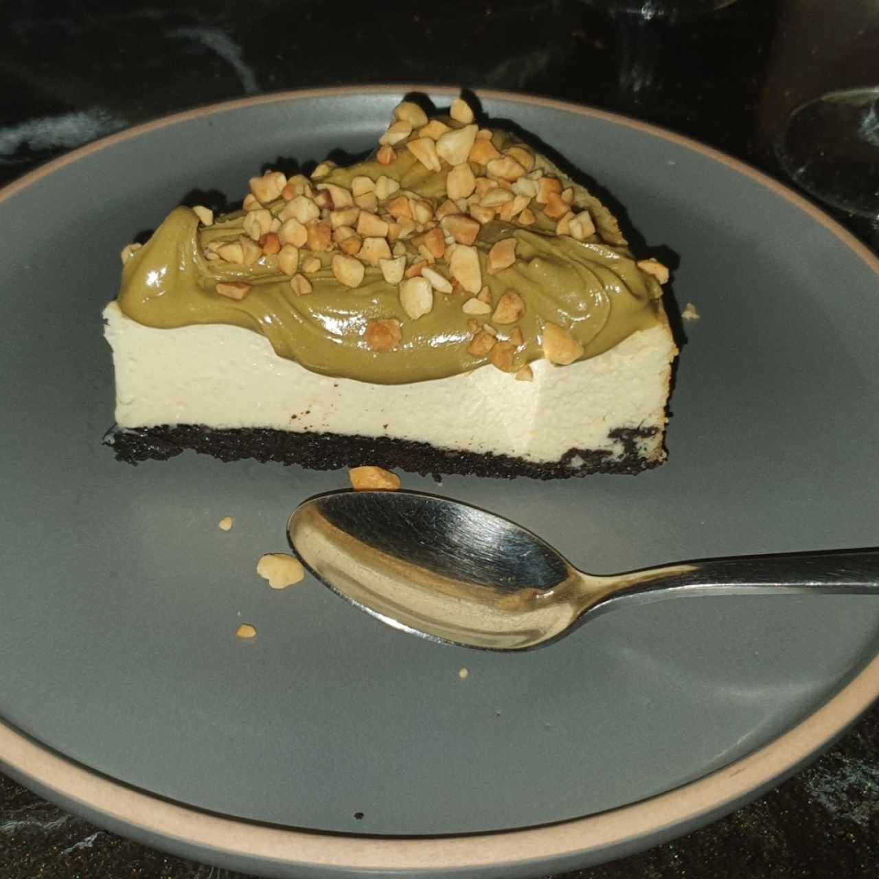 Cheesecake de pistacho