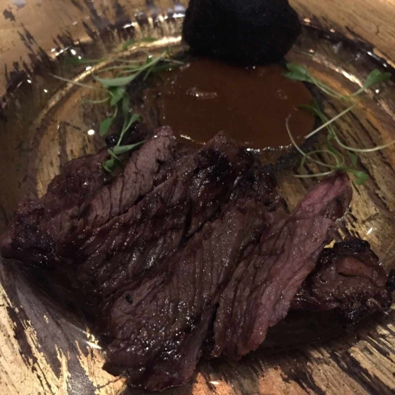 Entraña con Trufa