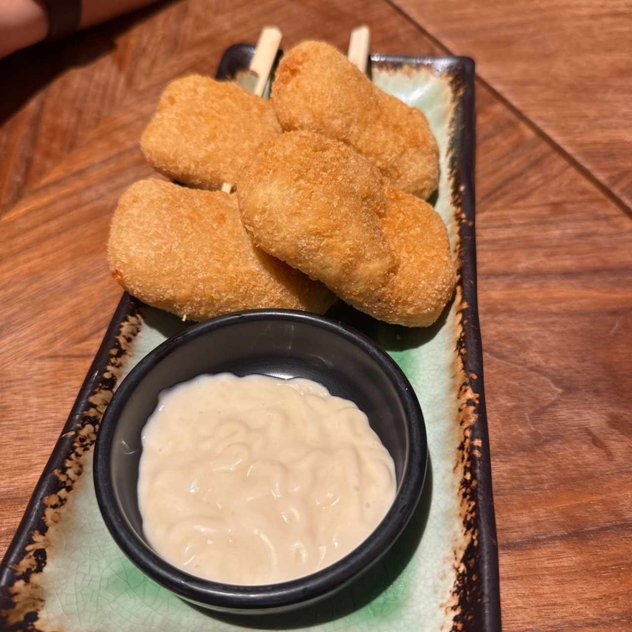 Brochetas de queso
