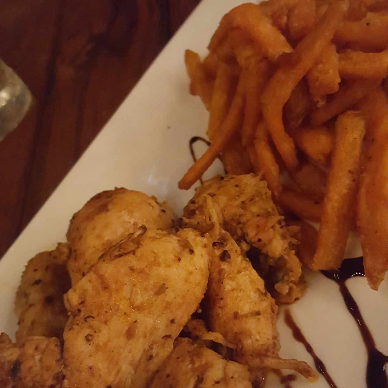pollo a la plancha con camote