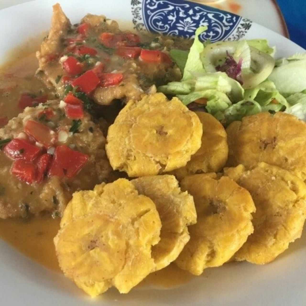 Corvina al ajillo