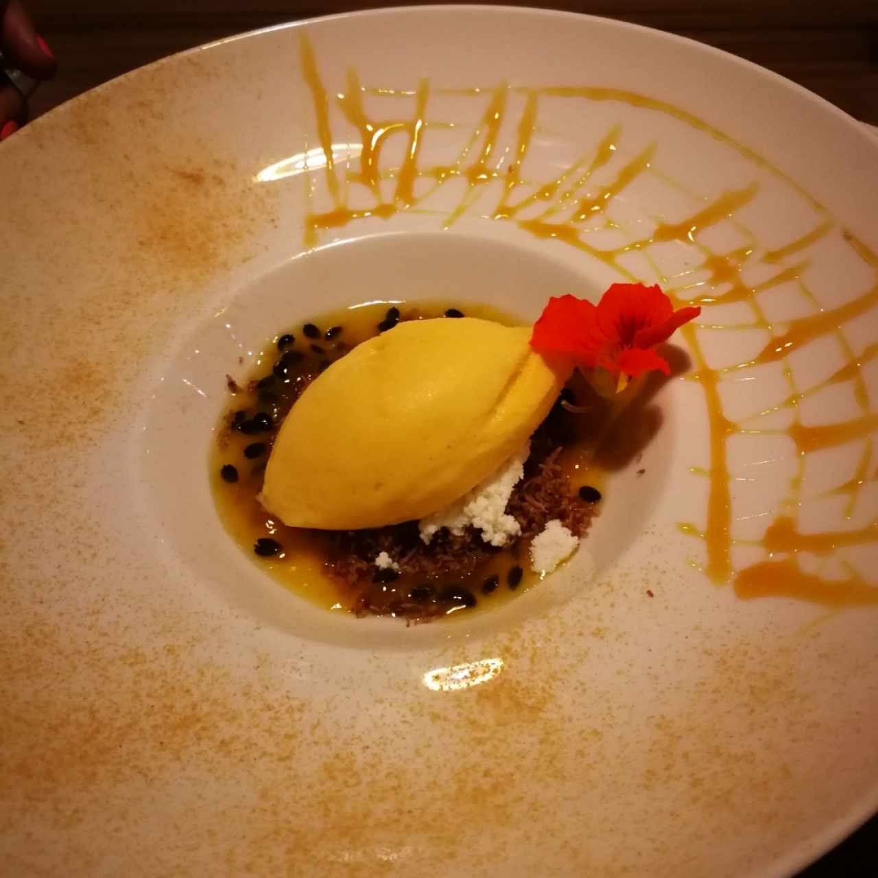 helado de maracuyá