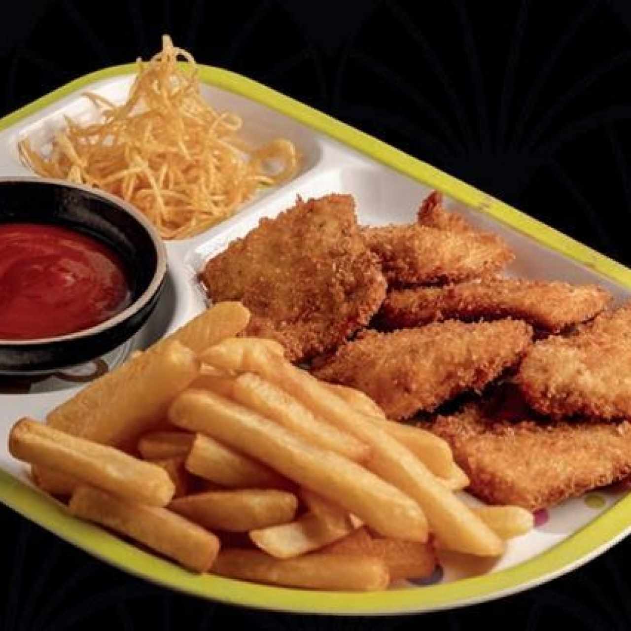 Chicken Nuggets with French Fries
