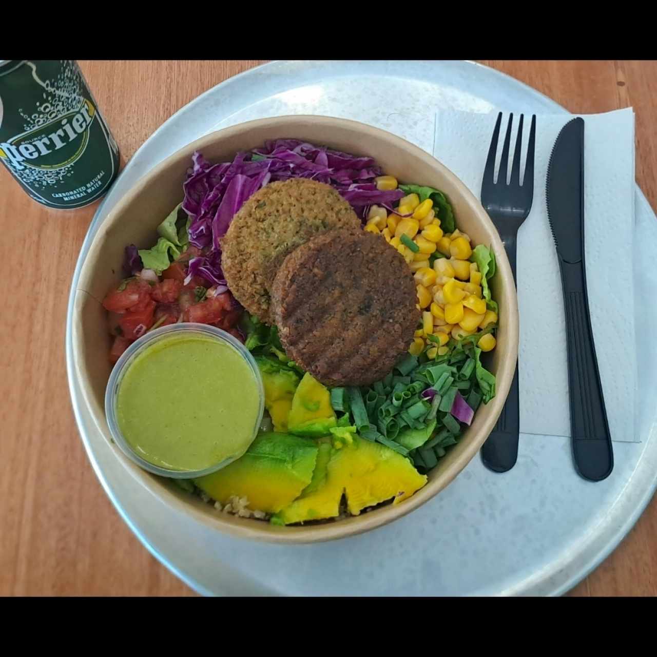 Bowl con falafel