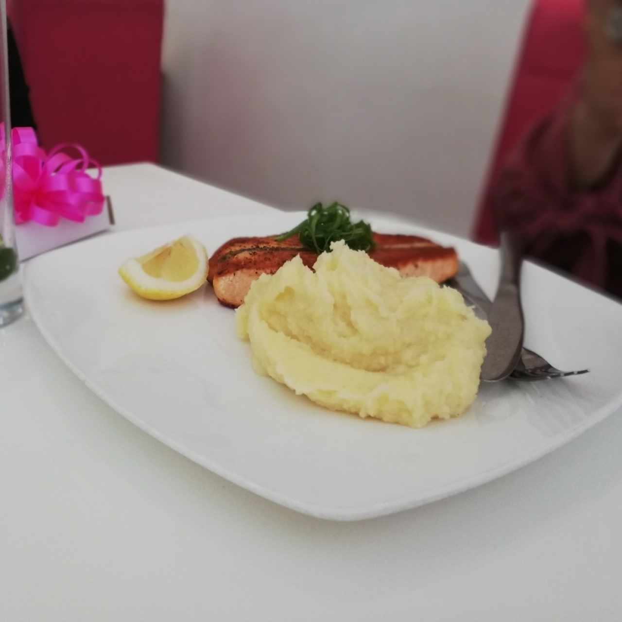filete de pescado asado