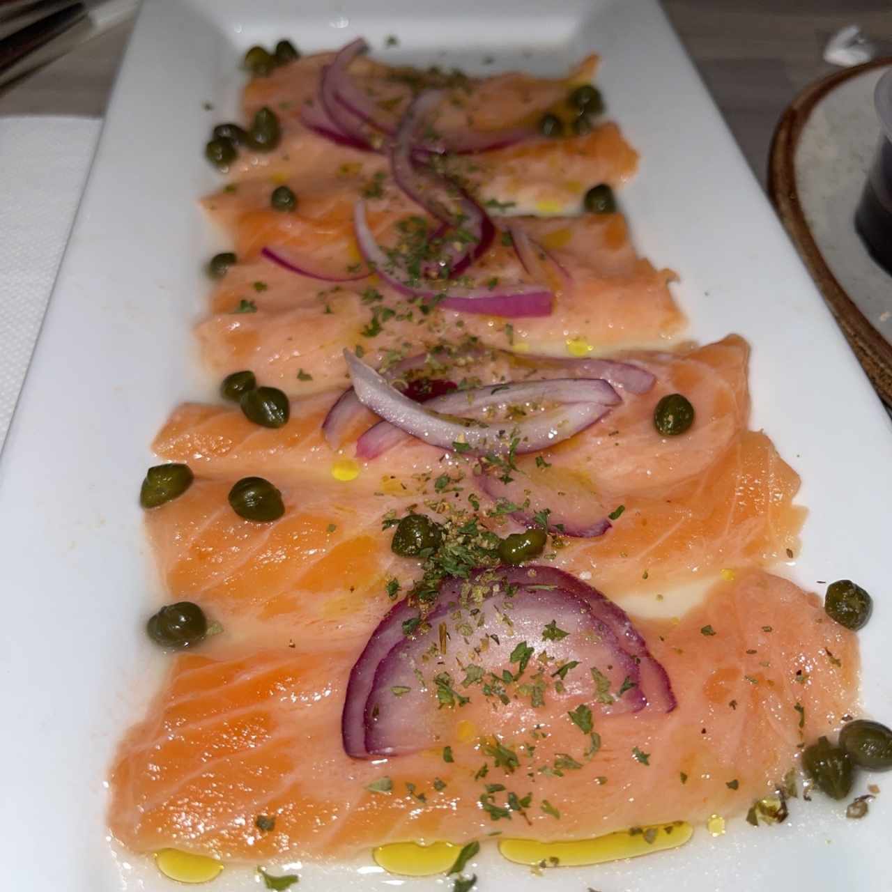 9. Carpaccio de Salmón