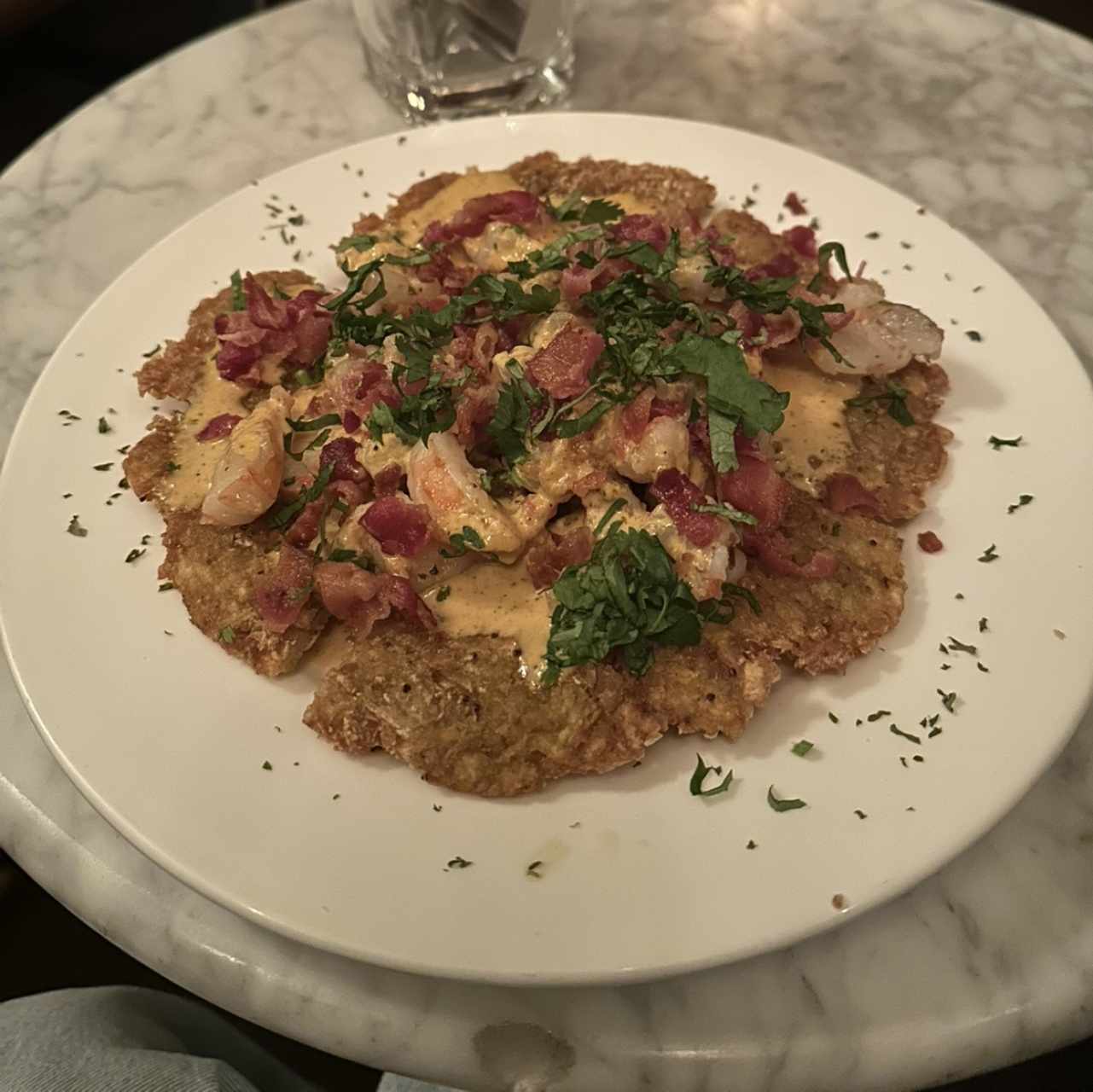 Entradas/Appetizers - Tostones de Langostino