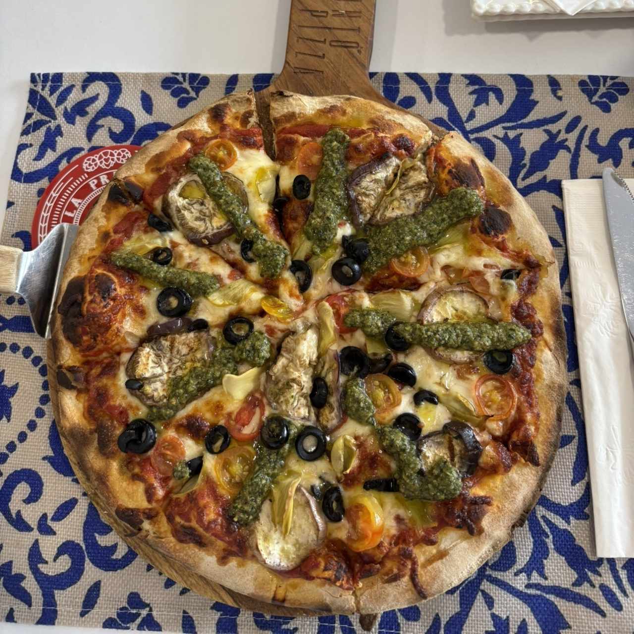 Pizze Vegetariana - Pizza Mediterránea