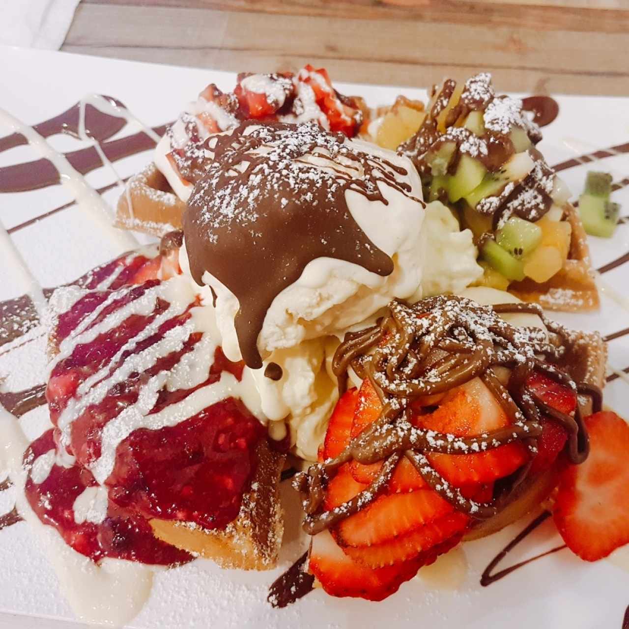 Waffle Pizza 