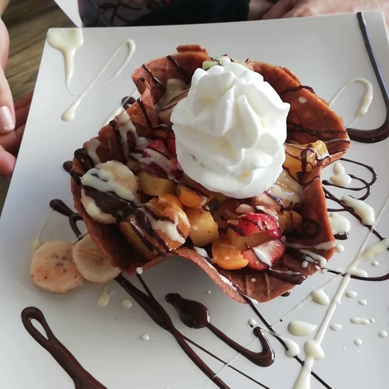 canasta de frutas