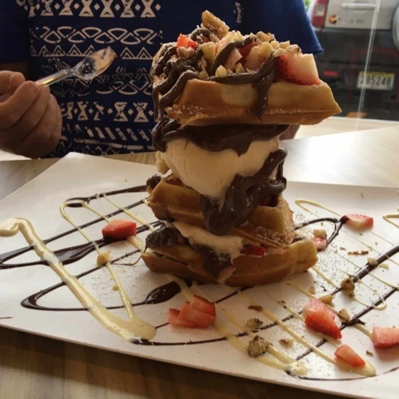 Waffle de Nutella