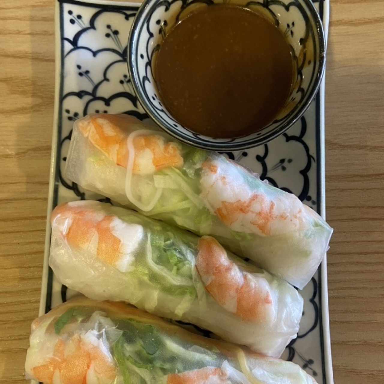 Rollitos Frescos de Camarones