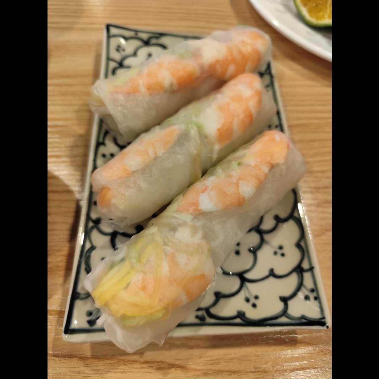 Rollitos Frescos de Camarones