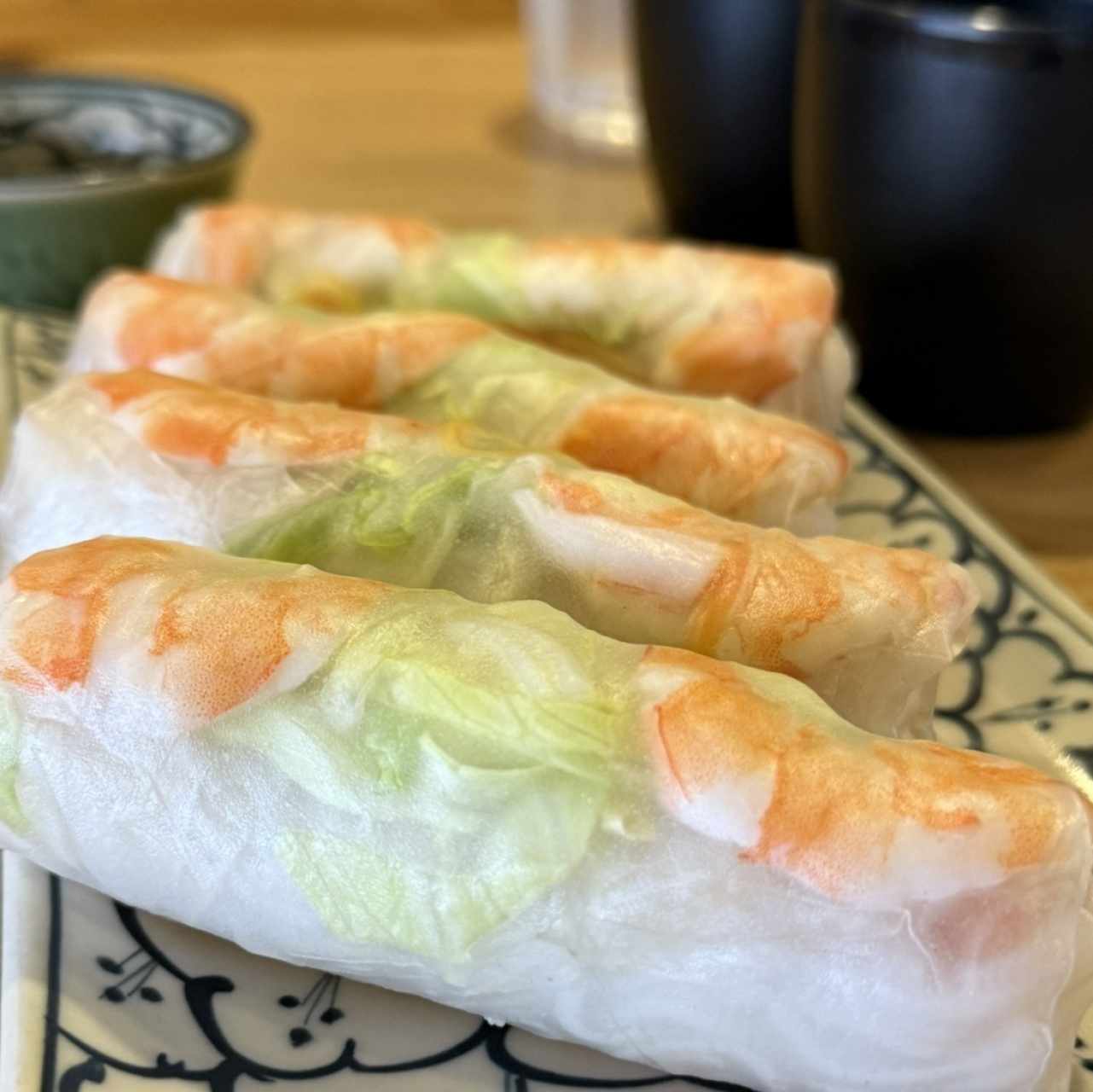 Rollitos Frescos de Camarones