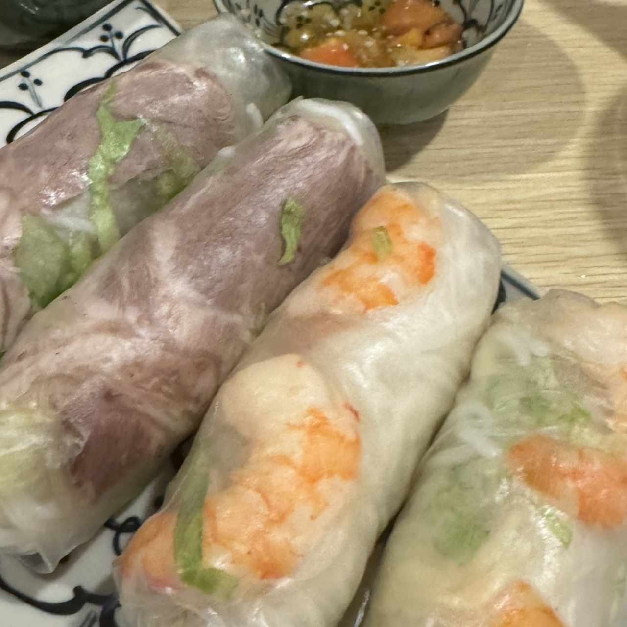 Rollitos Frescos de Camarones