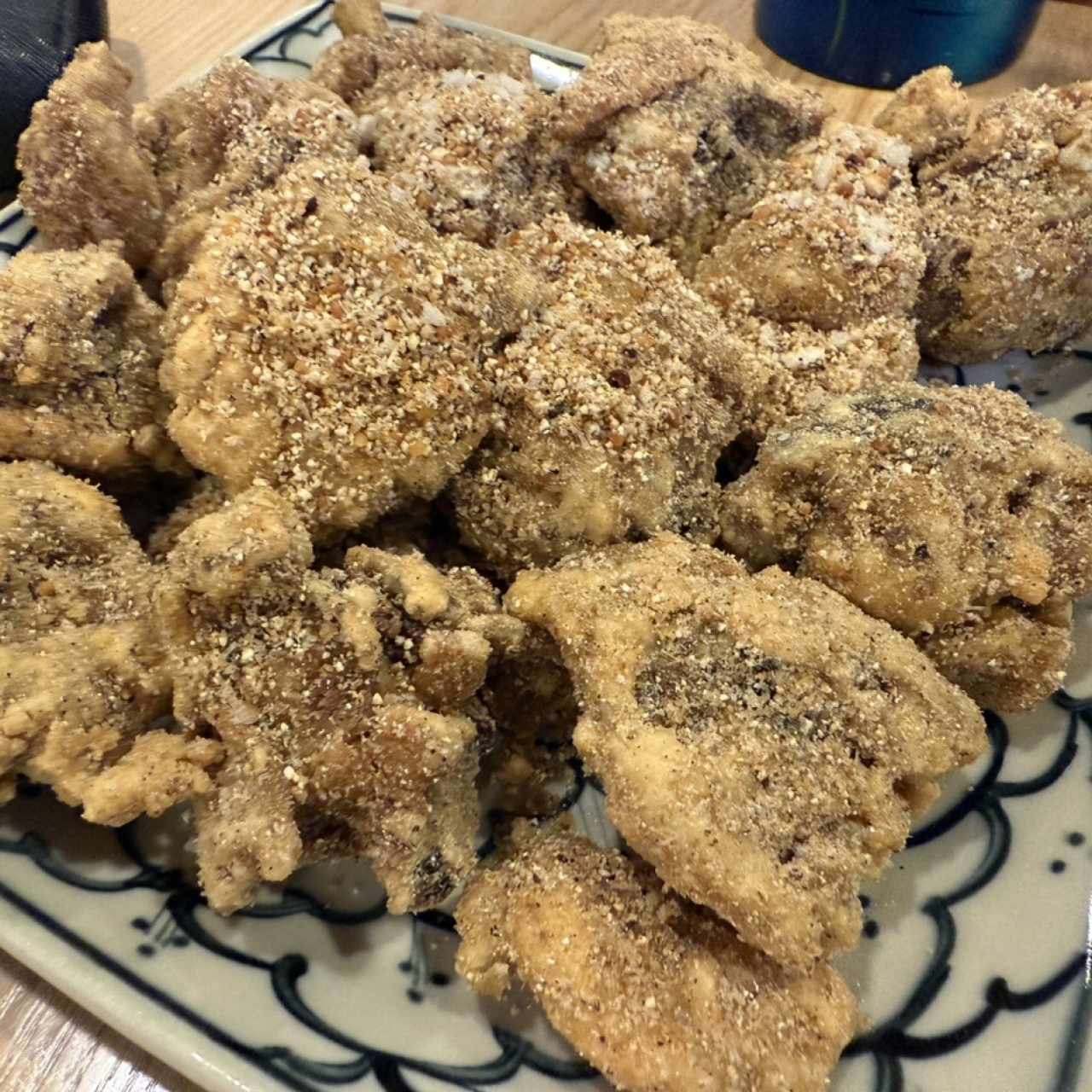 Pollo apanado con Sal