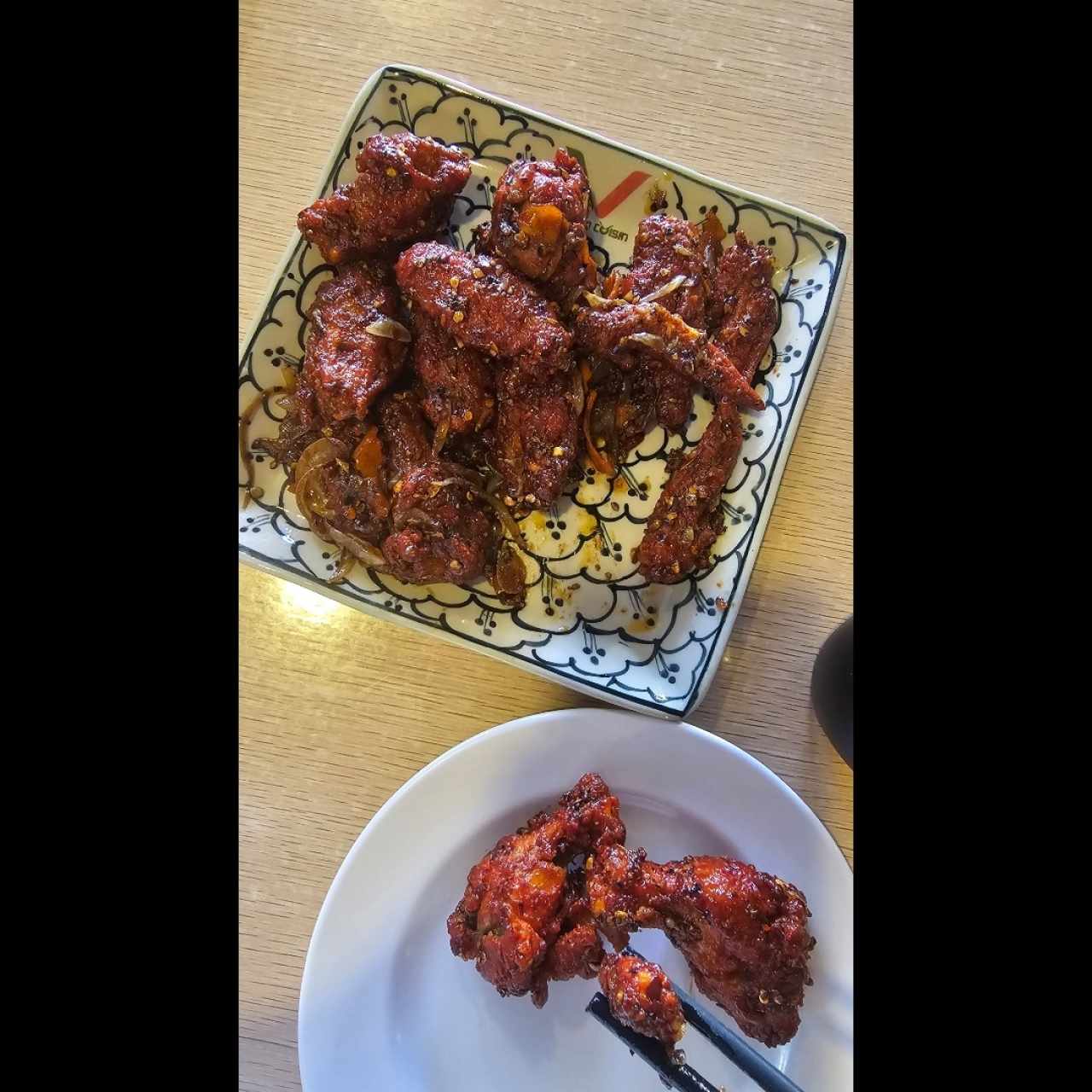 Alitas de Pollo a la Parrilla con Miel