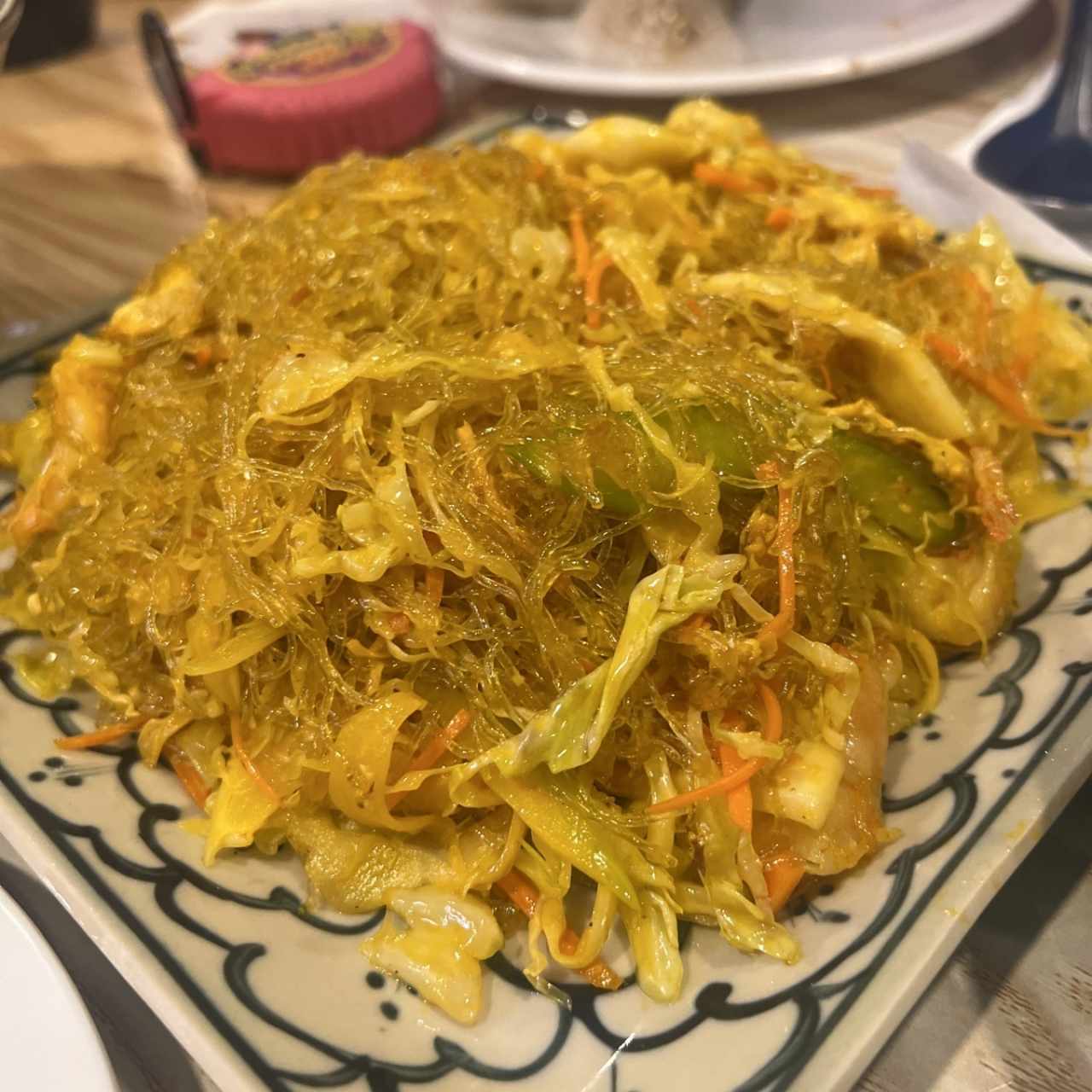 Fideos Salteados con Mariscos