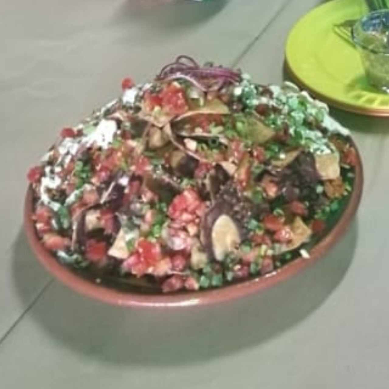 Nachos de puerco 