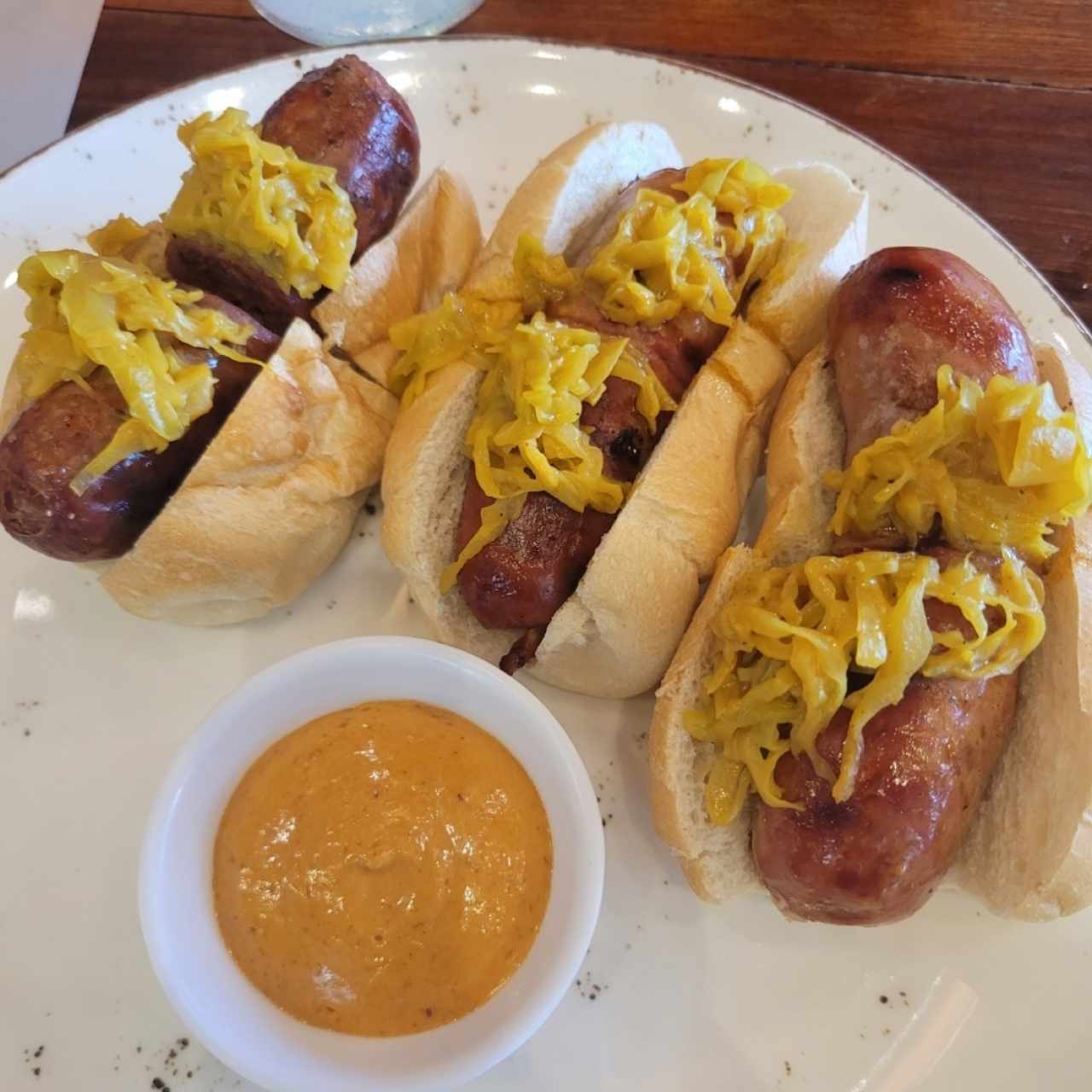 Trio de choripanes