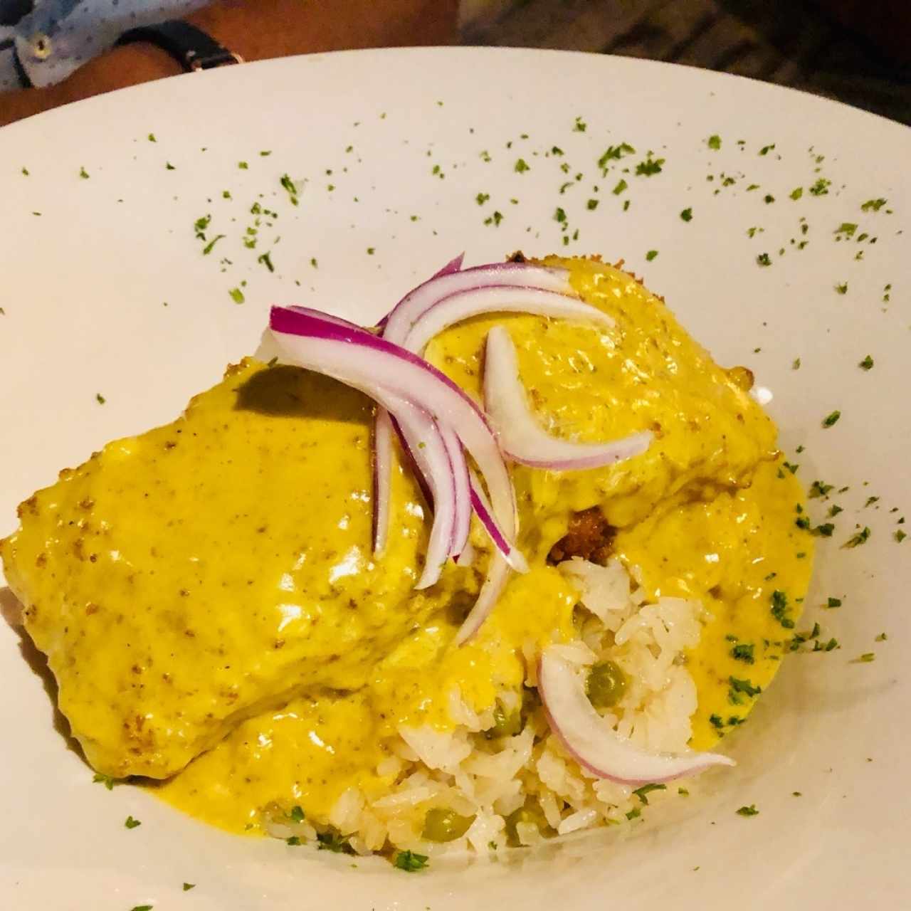 corvina con coco y curry 👌🤤