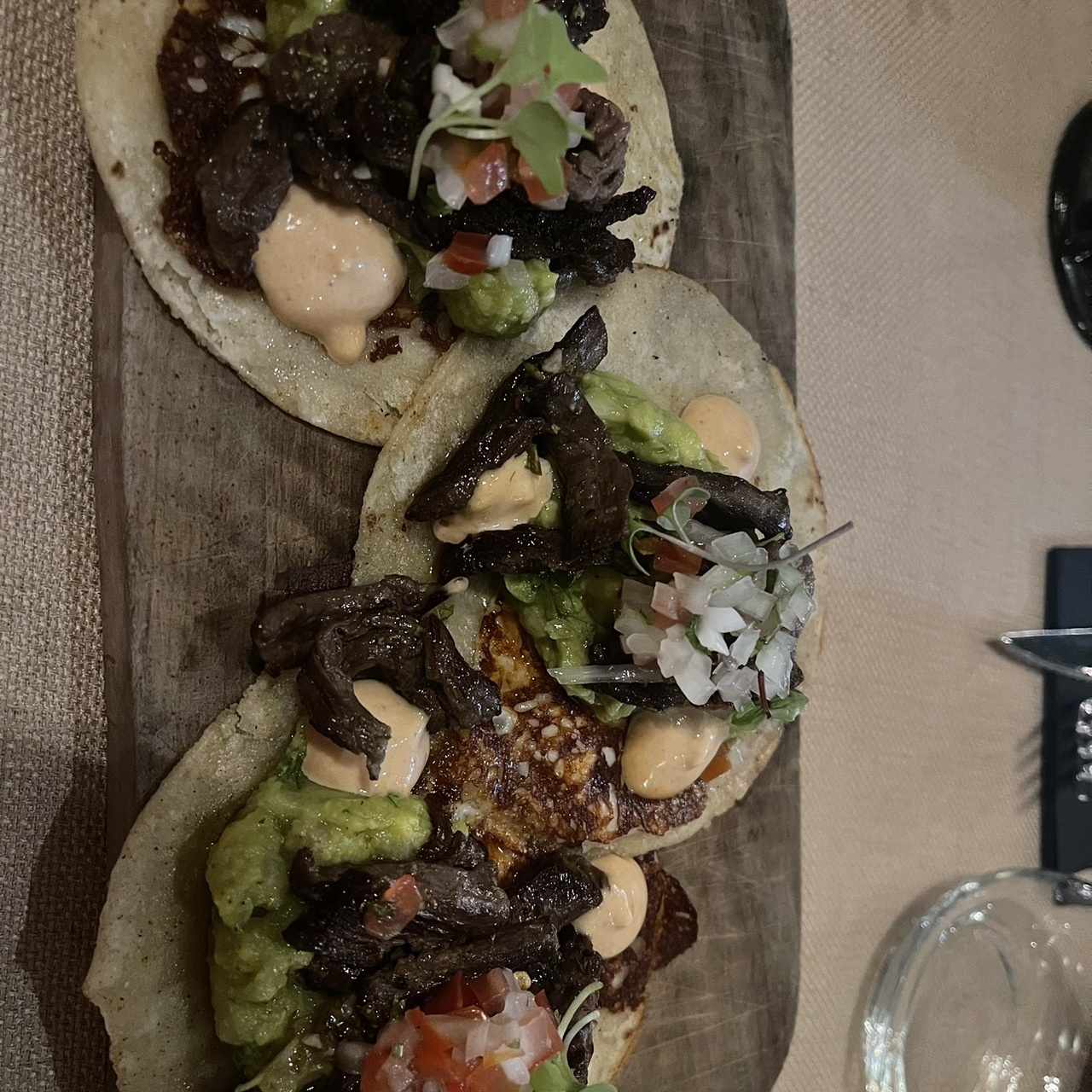 Tacos de entraña 