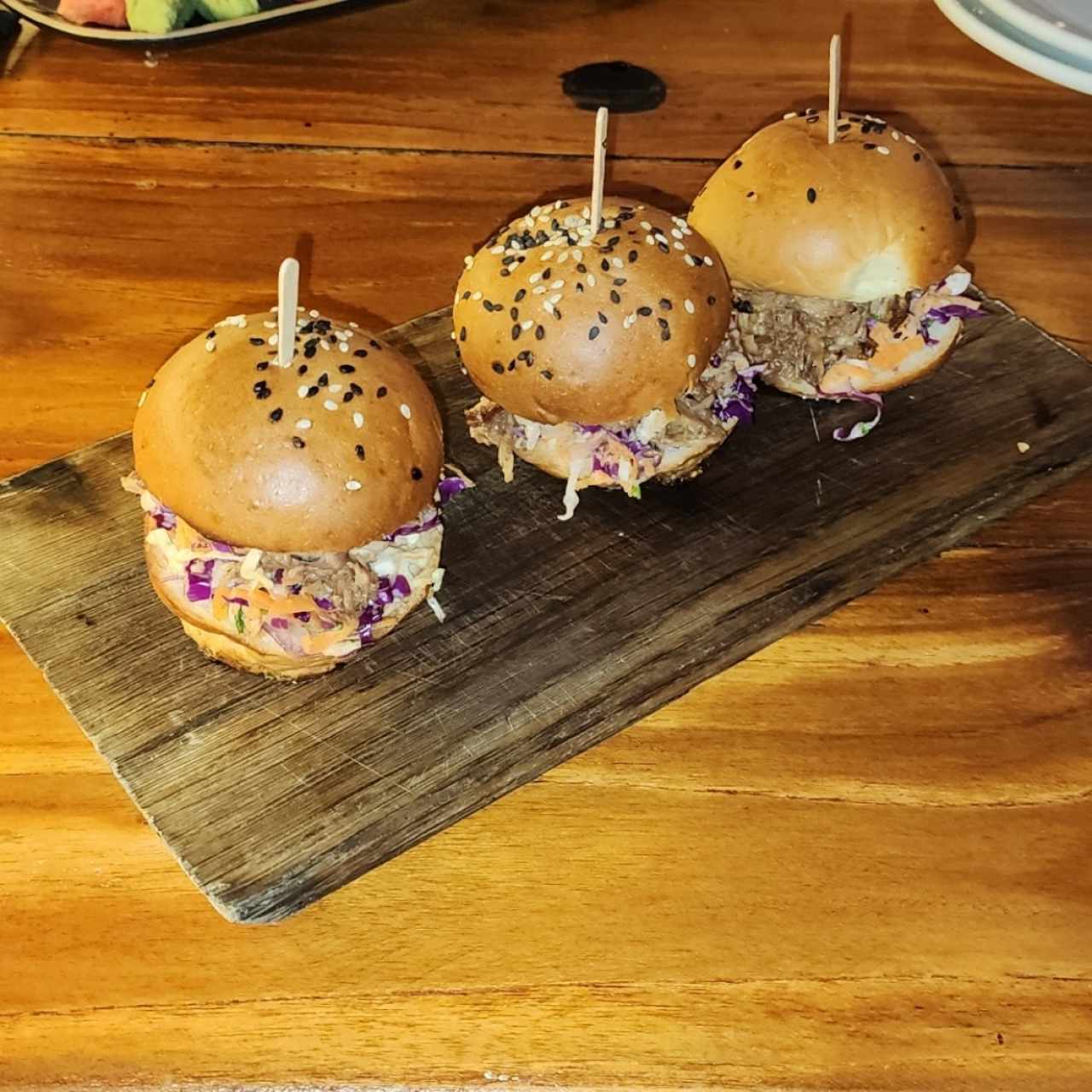mini hamburguesas