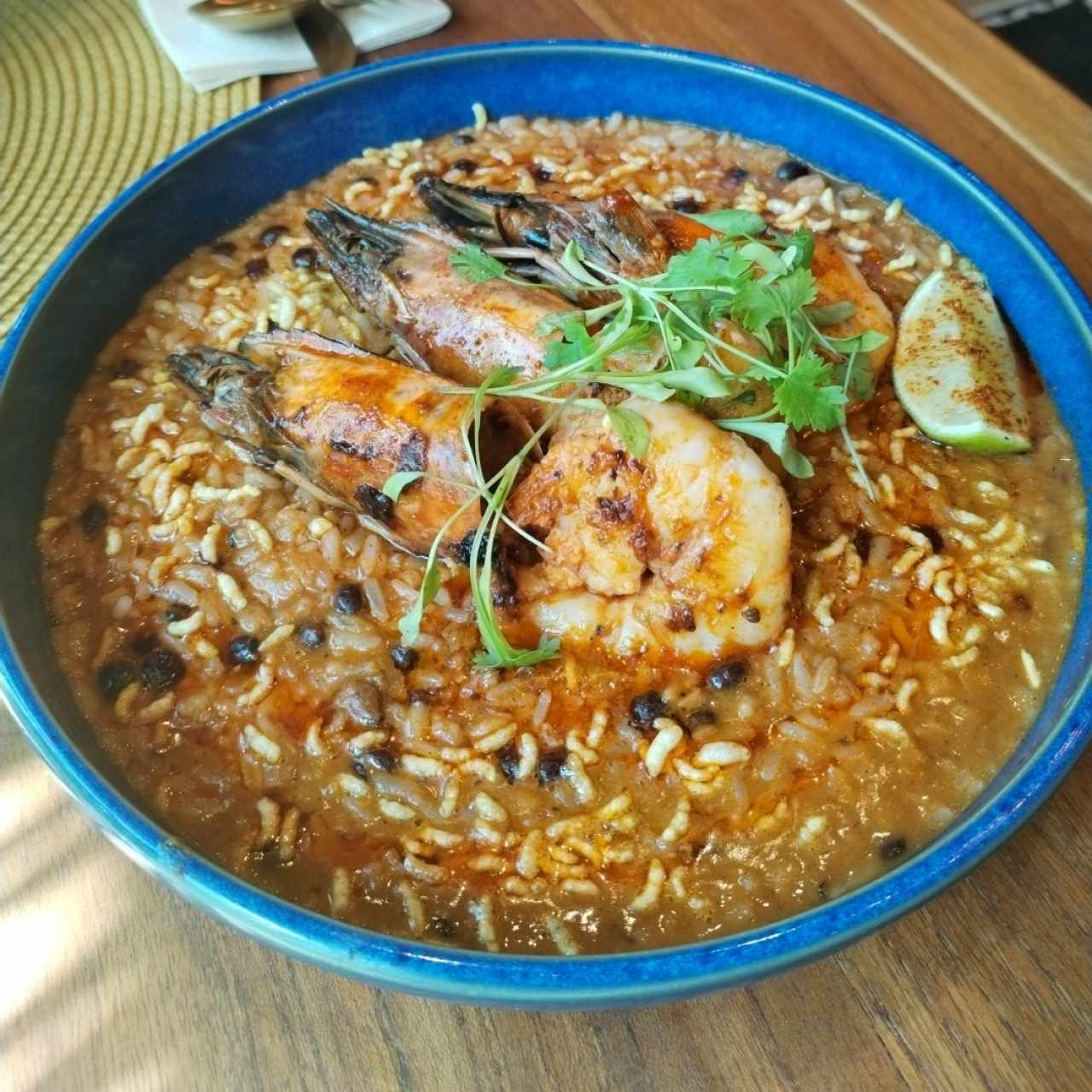 Guacho de langostino