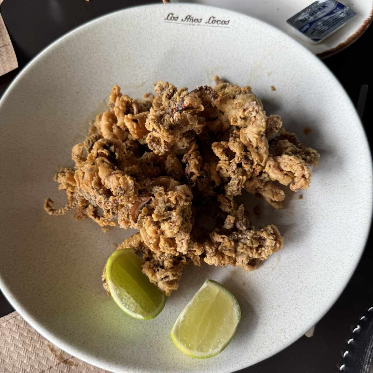 Arañitas de Calamar Fritas