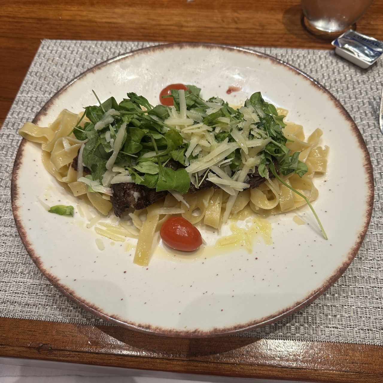 Cacio e Pepe con Entraña