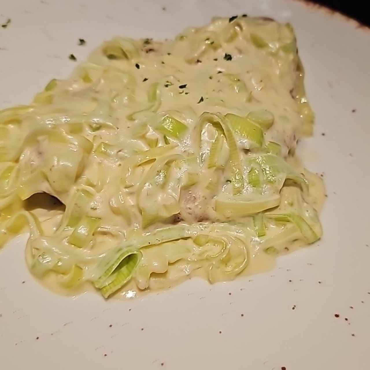 Pechuga de Pollo en Salsa de Puerros