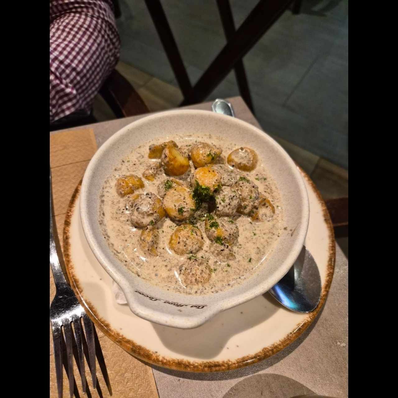 Papines en Salsa de Trufas