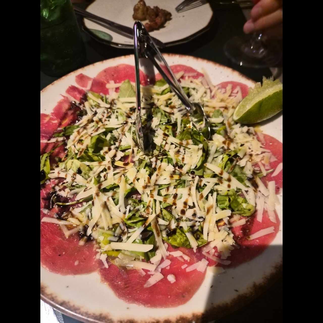 ENTRADAS FRÍAS - Carpaccio de Carne
