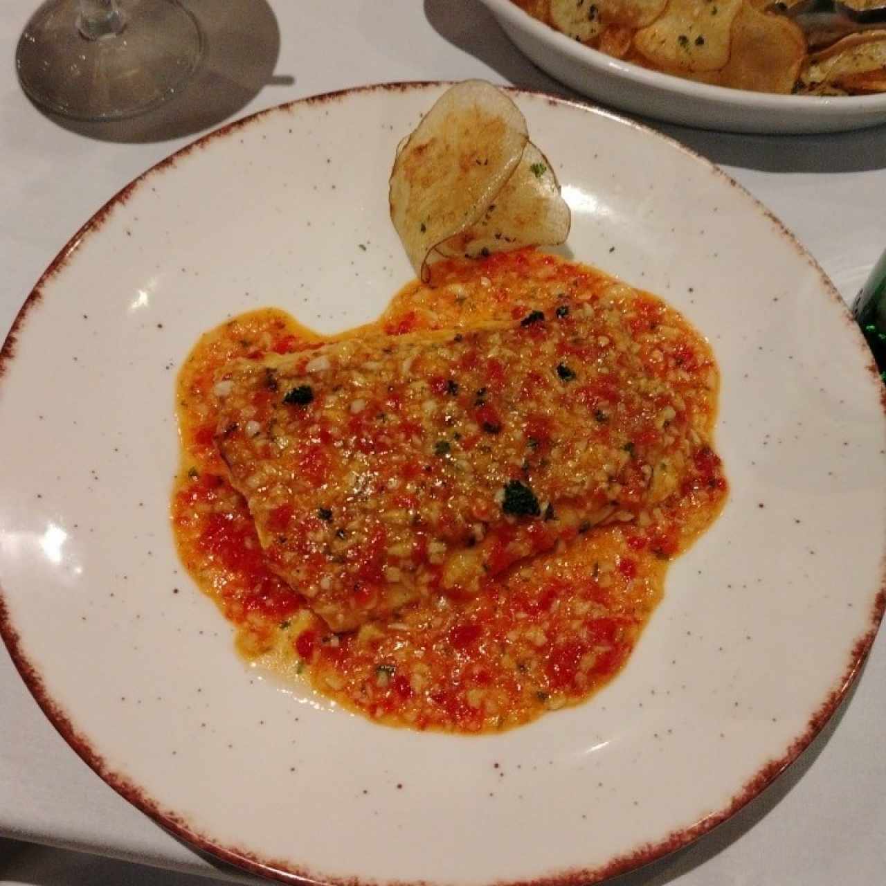 PESCADOS - Corvina al Ajillo