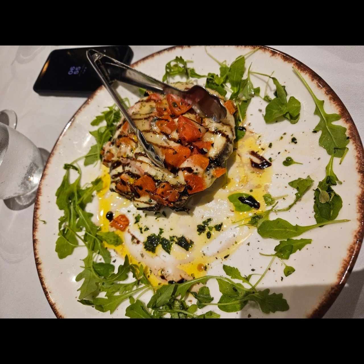 ENTRADAS CALIENTES - Hongo Portobello Gratinado