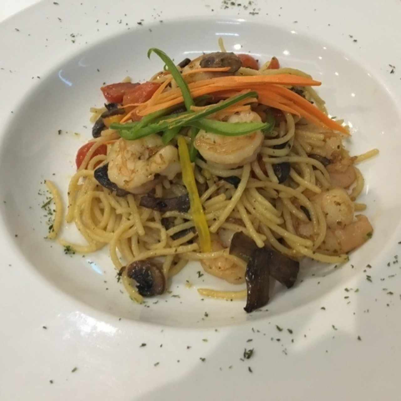 Pasta Primavera con lagostino