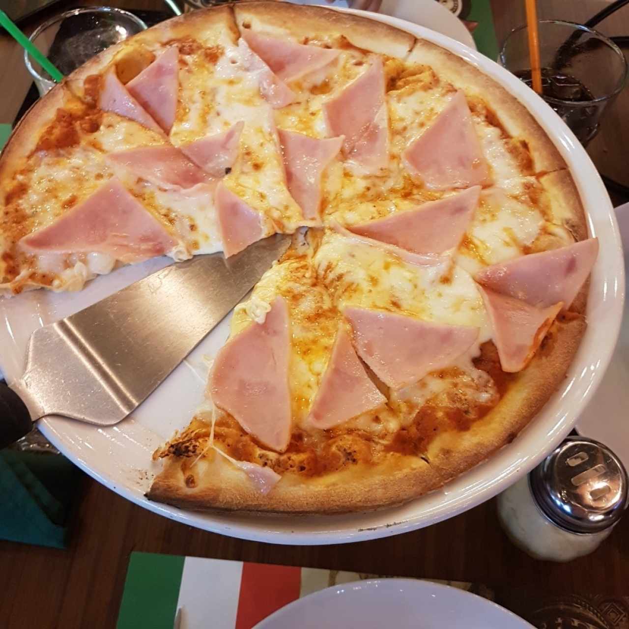 pizza de jamon
