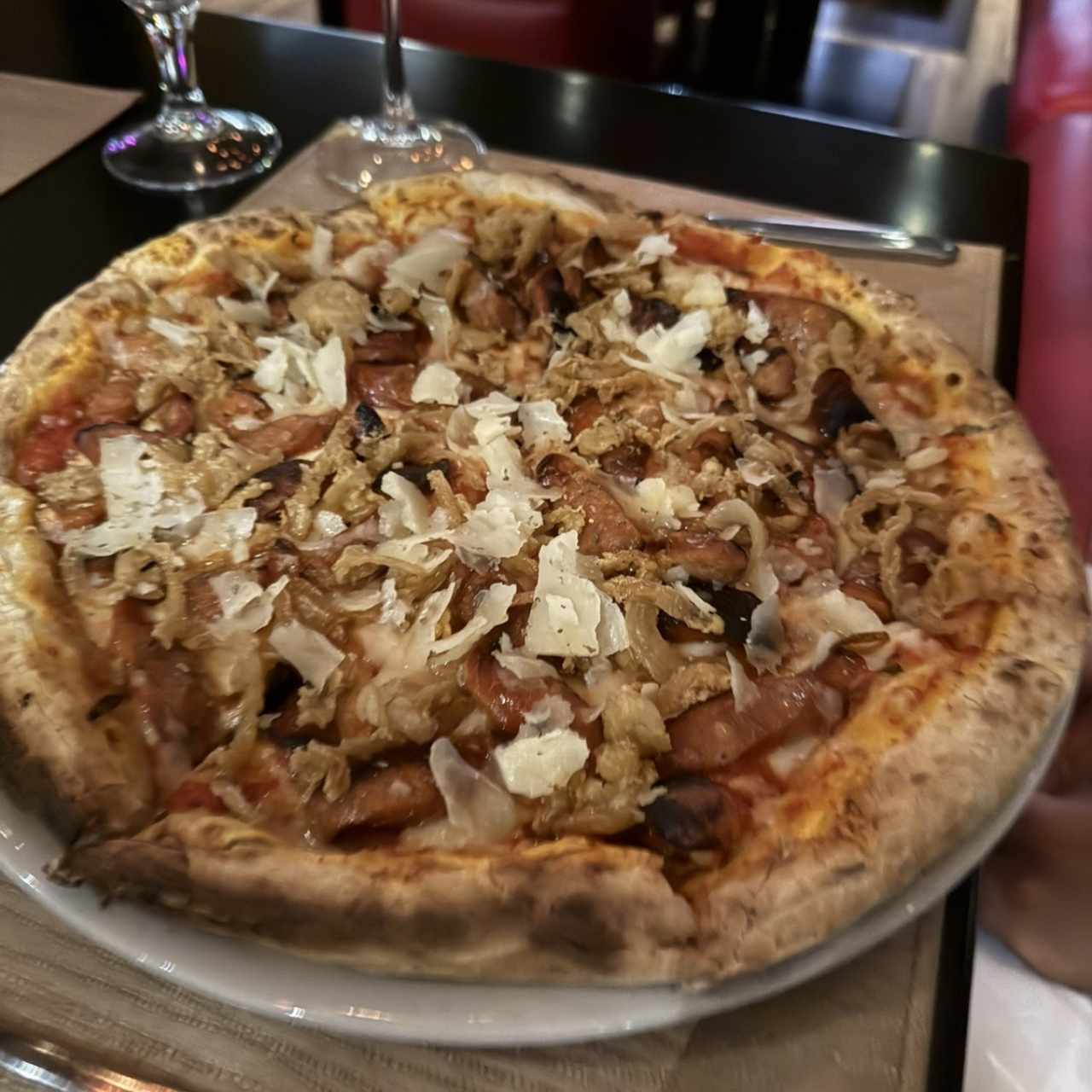 Pizza Manchego Y Chistorra