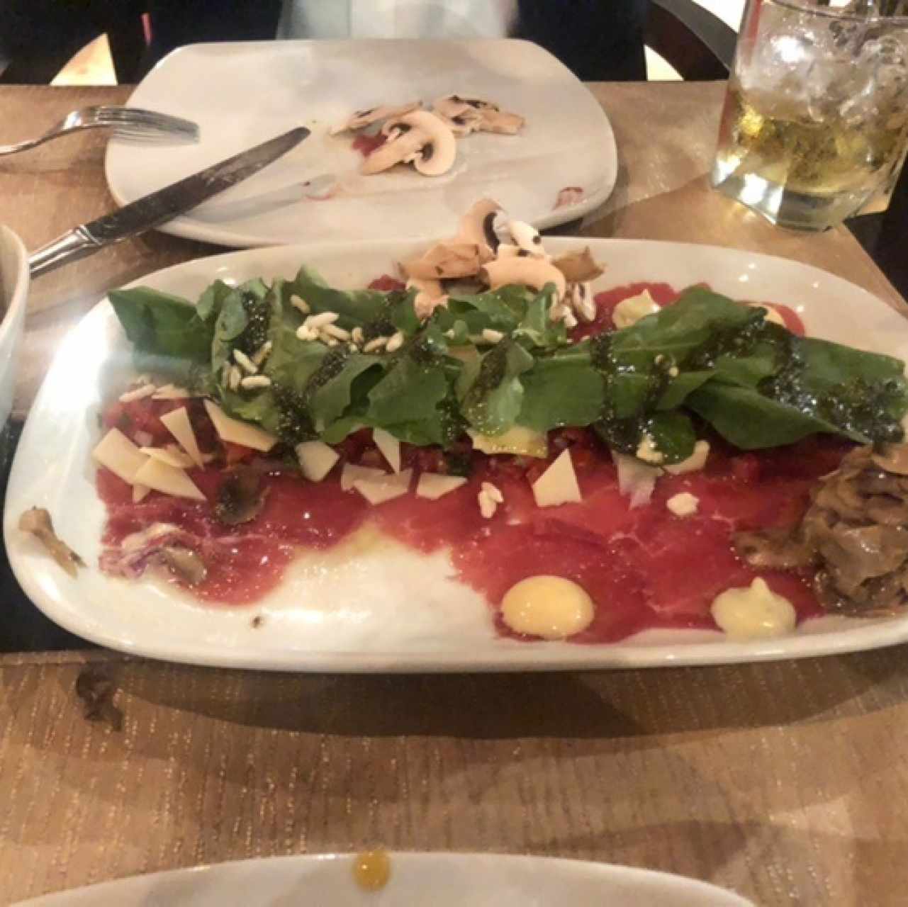 Carpaccio de res