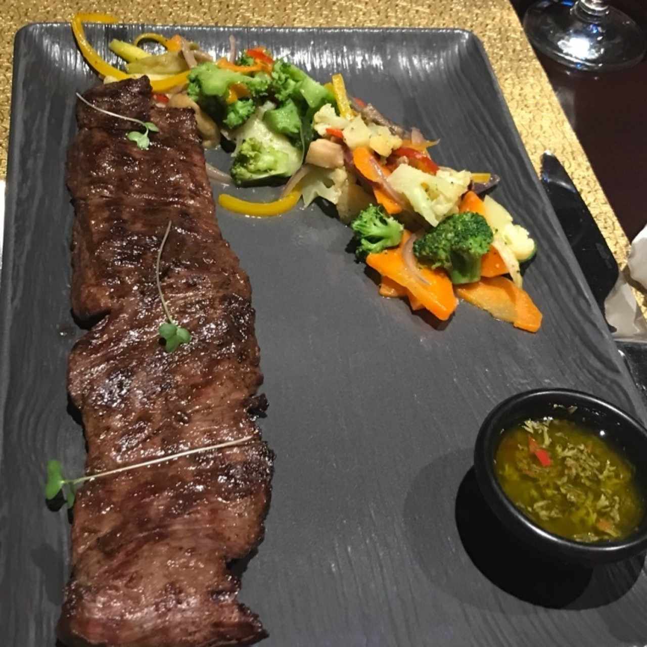 Entraña al grill