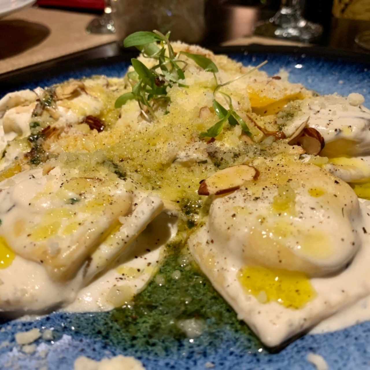 Ravioli de salmón 