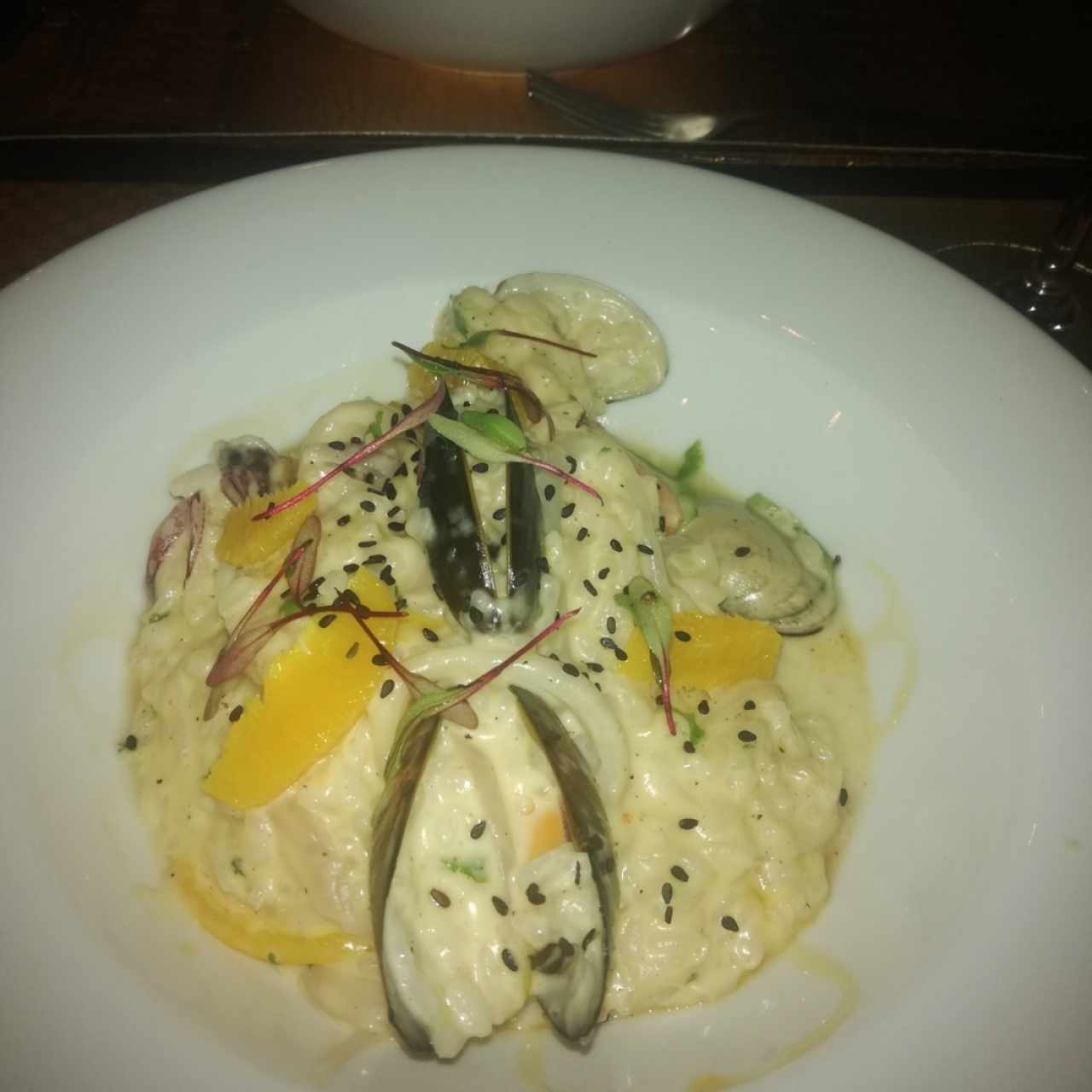 rissoto de mariscos