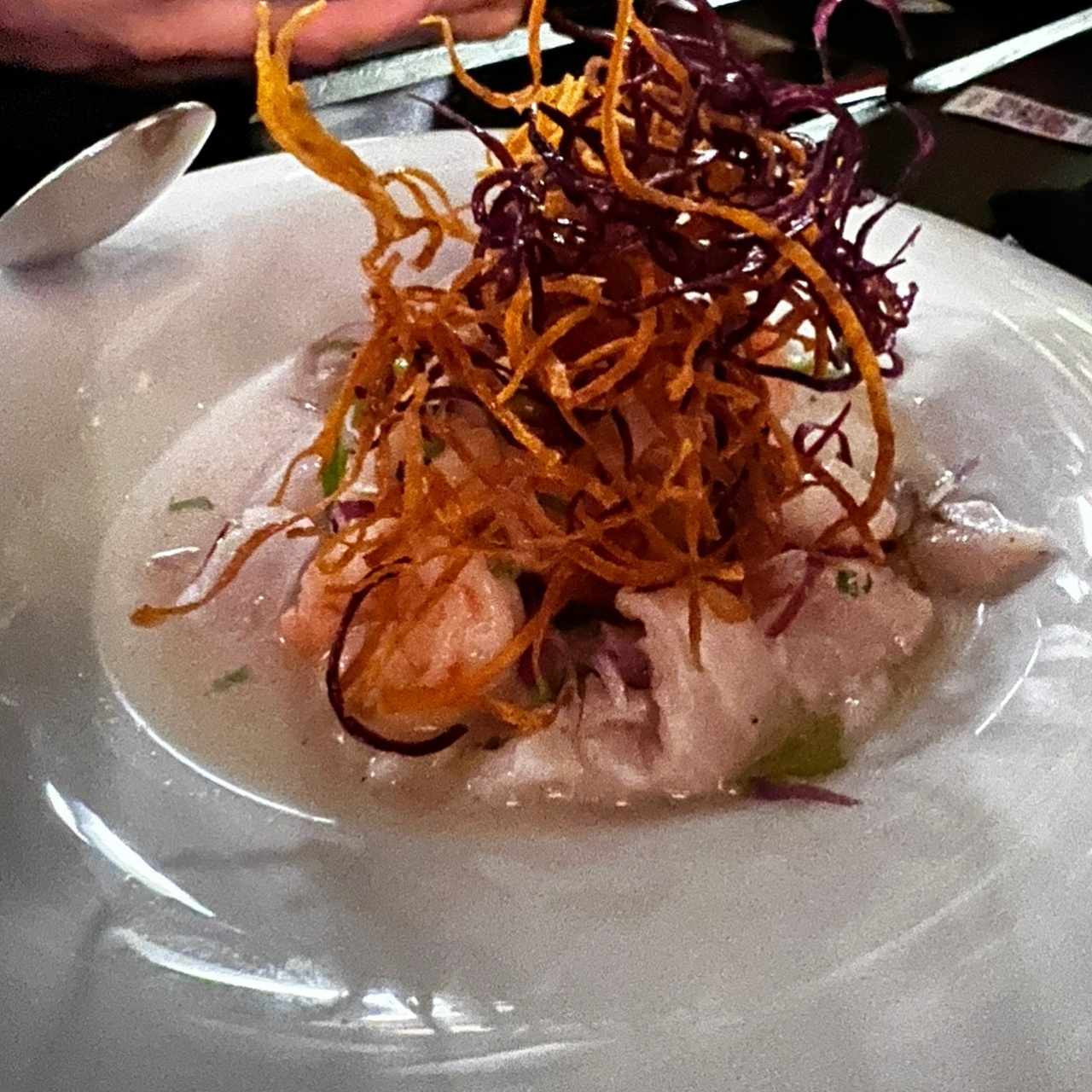 Ceviche de Pescado y Camarona