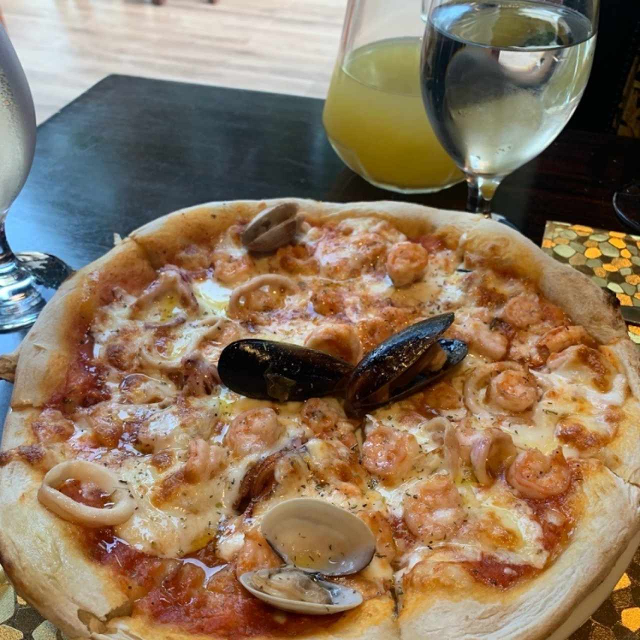 pizza de mariscos 