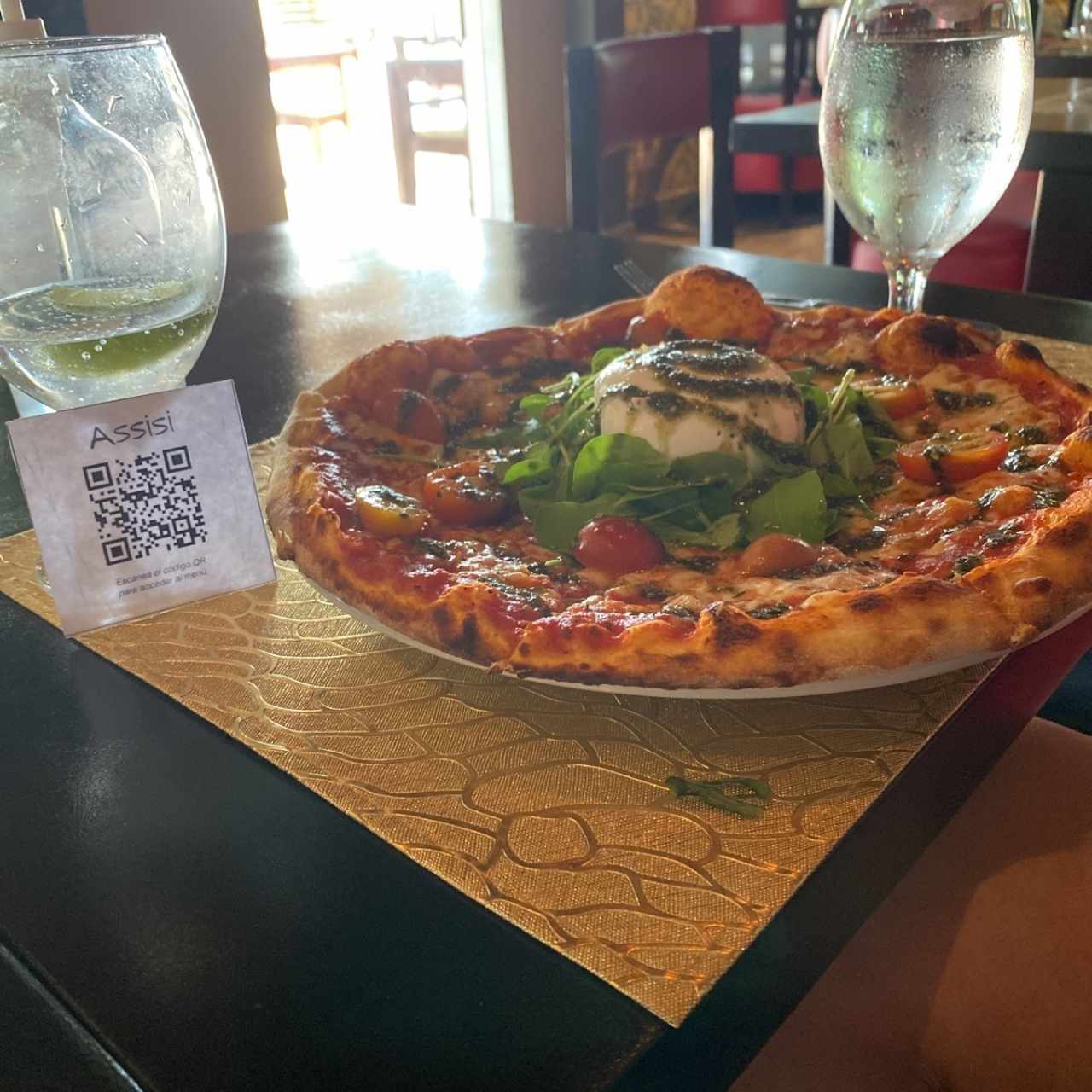 pizza burrata