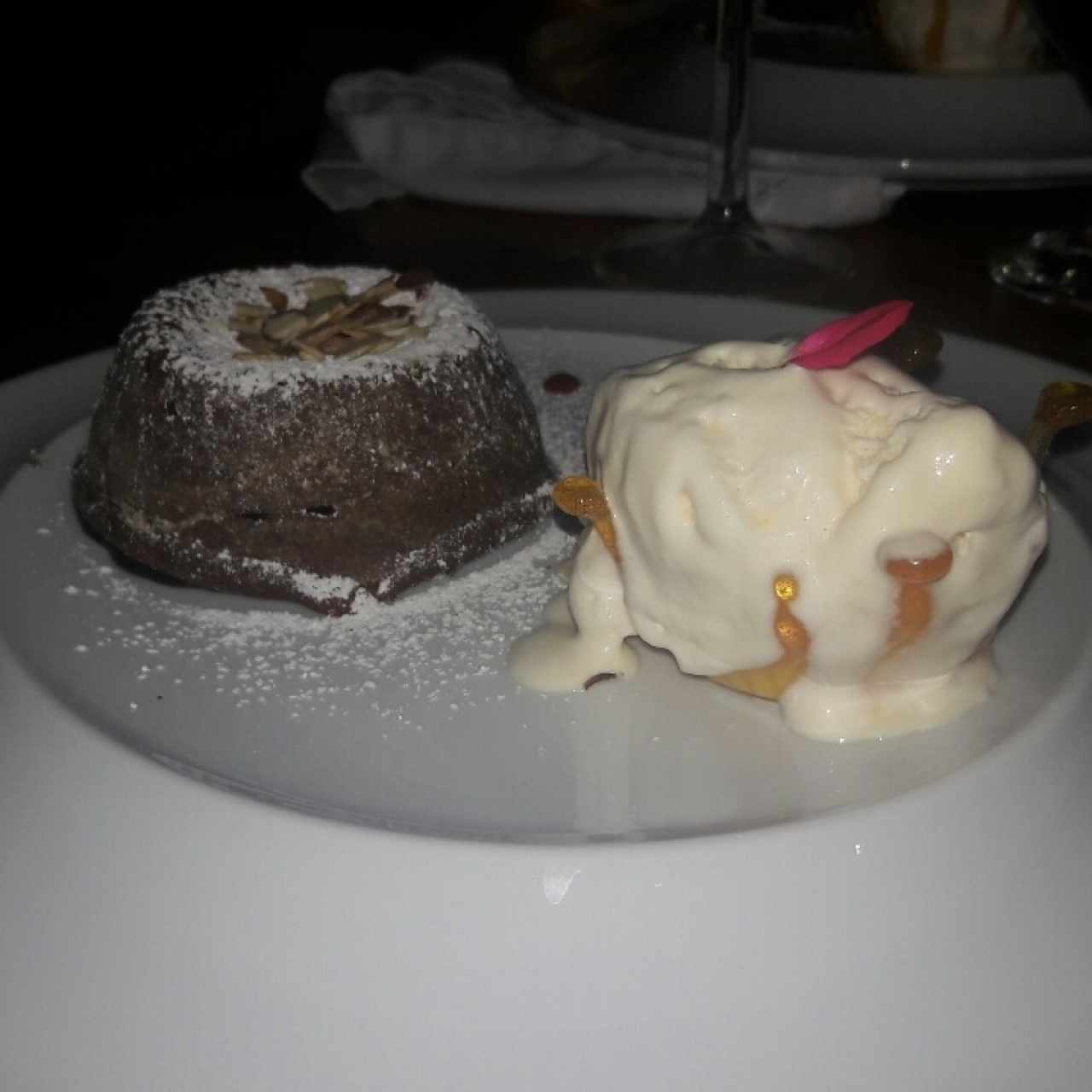 Postres - Fondant de chocolate