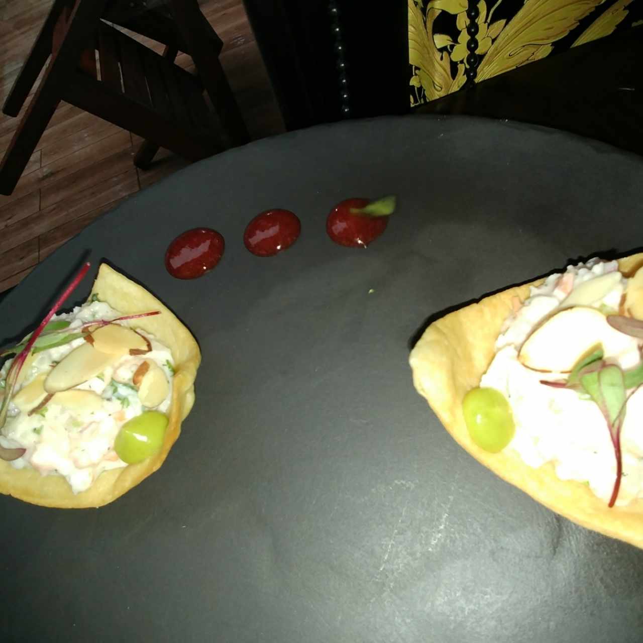 góndolas de mariscos