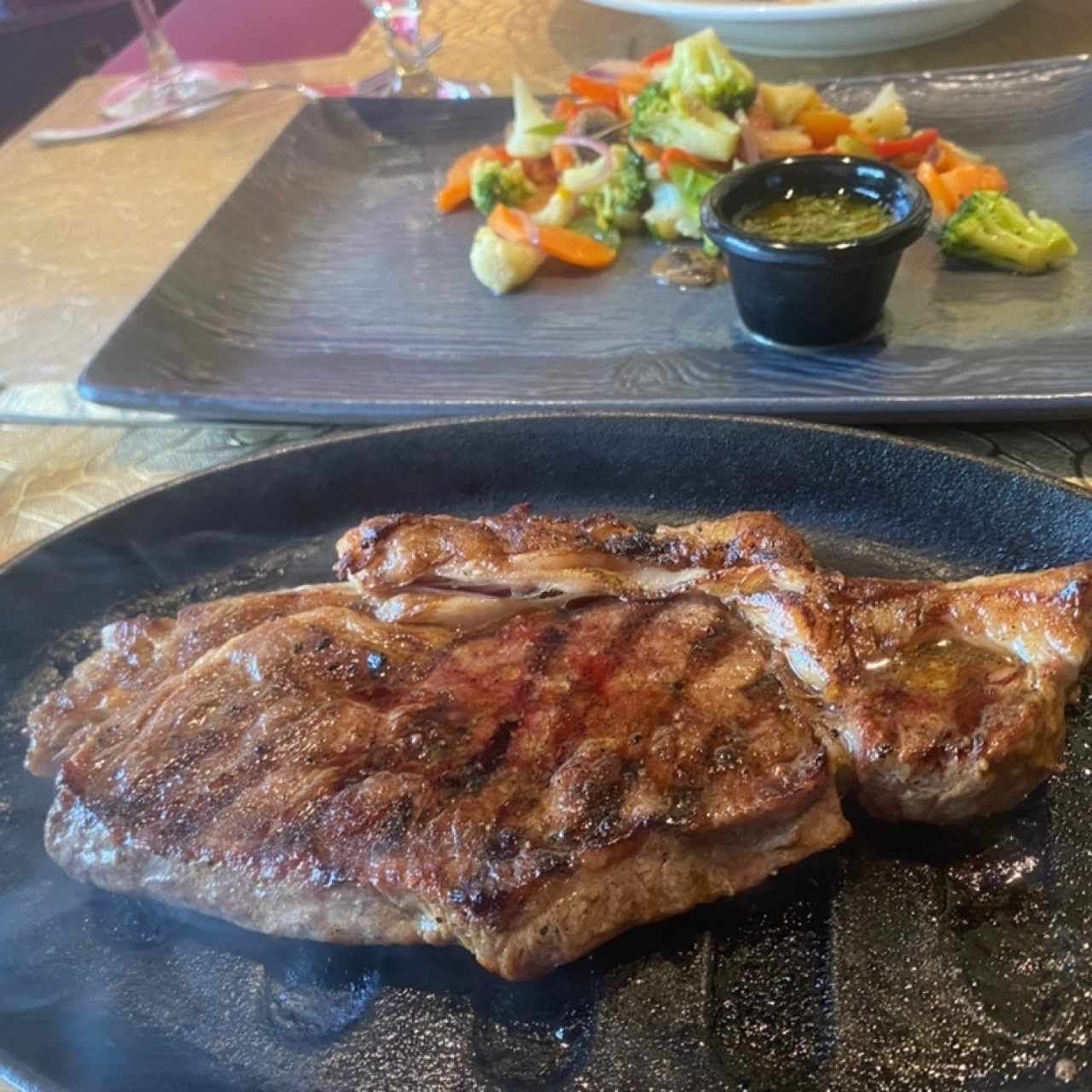 New York con vegetales 